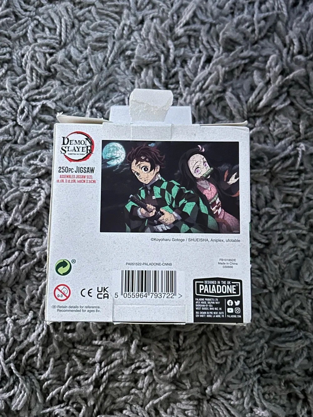 Demon Slayer 250pc Jigsaw Puzzle - Green & Pink Artwork